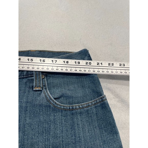 Carhartt Mens Straight Traditional Fit Jeans 40 x 30 Medium Wash Denim 5-Pocket - Picture 6 of 12